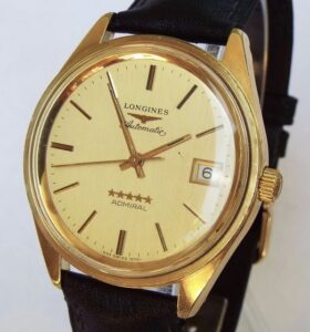 Vintage Longines Admiral 5 star with a date complication.
