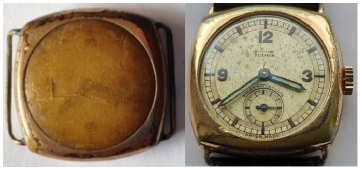 Restored Tudor before and after.