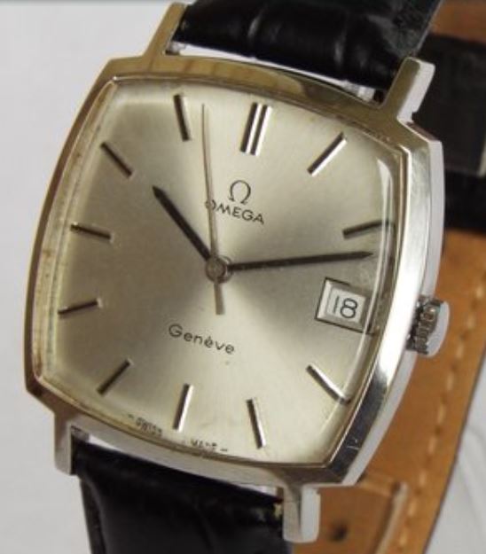 Omega Geneve square dial, 1972.